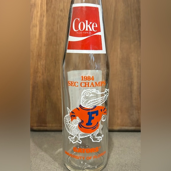 1984 Florida Gator Sec Champs Coke bottle - Picture 2 of 4